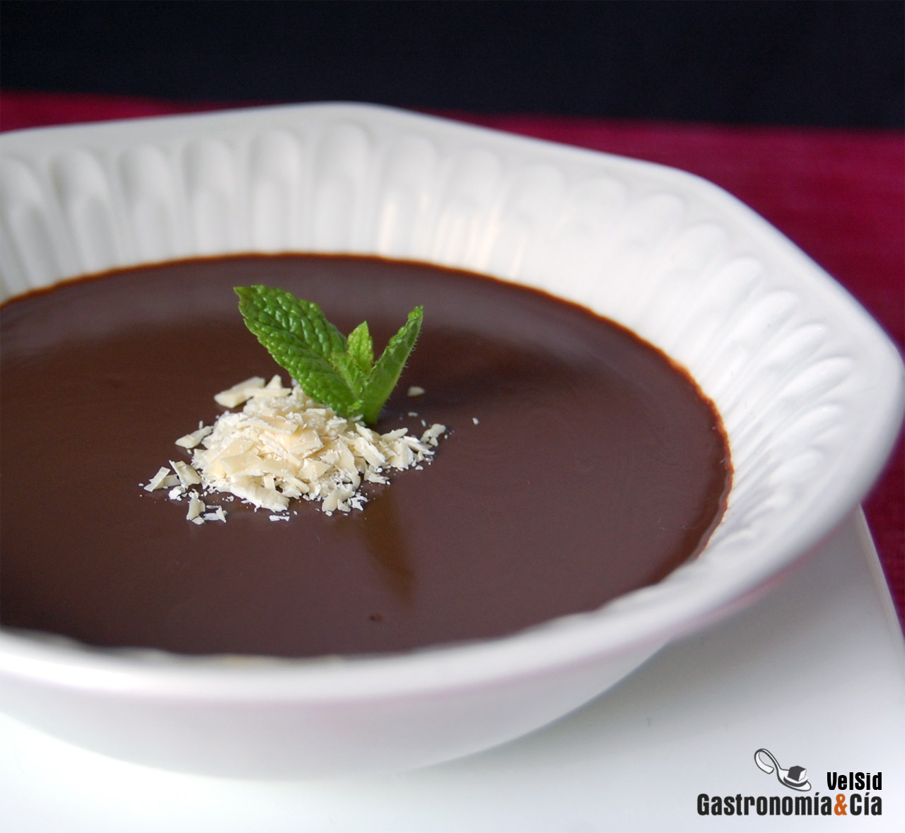 Gelatina de chocolate