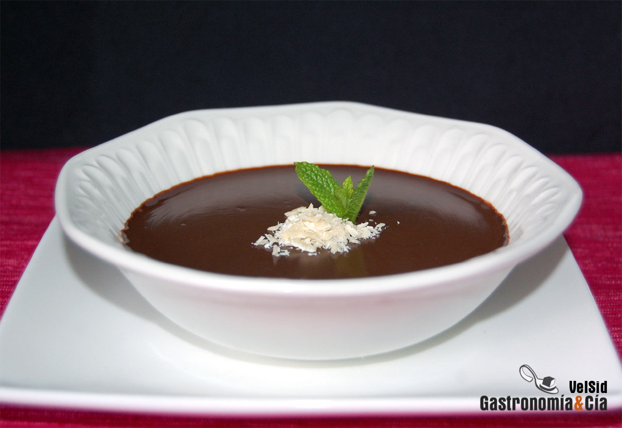 Gelatina de chocolate