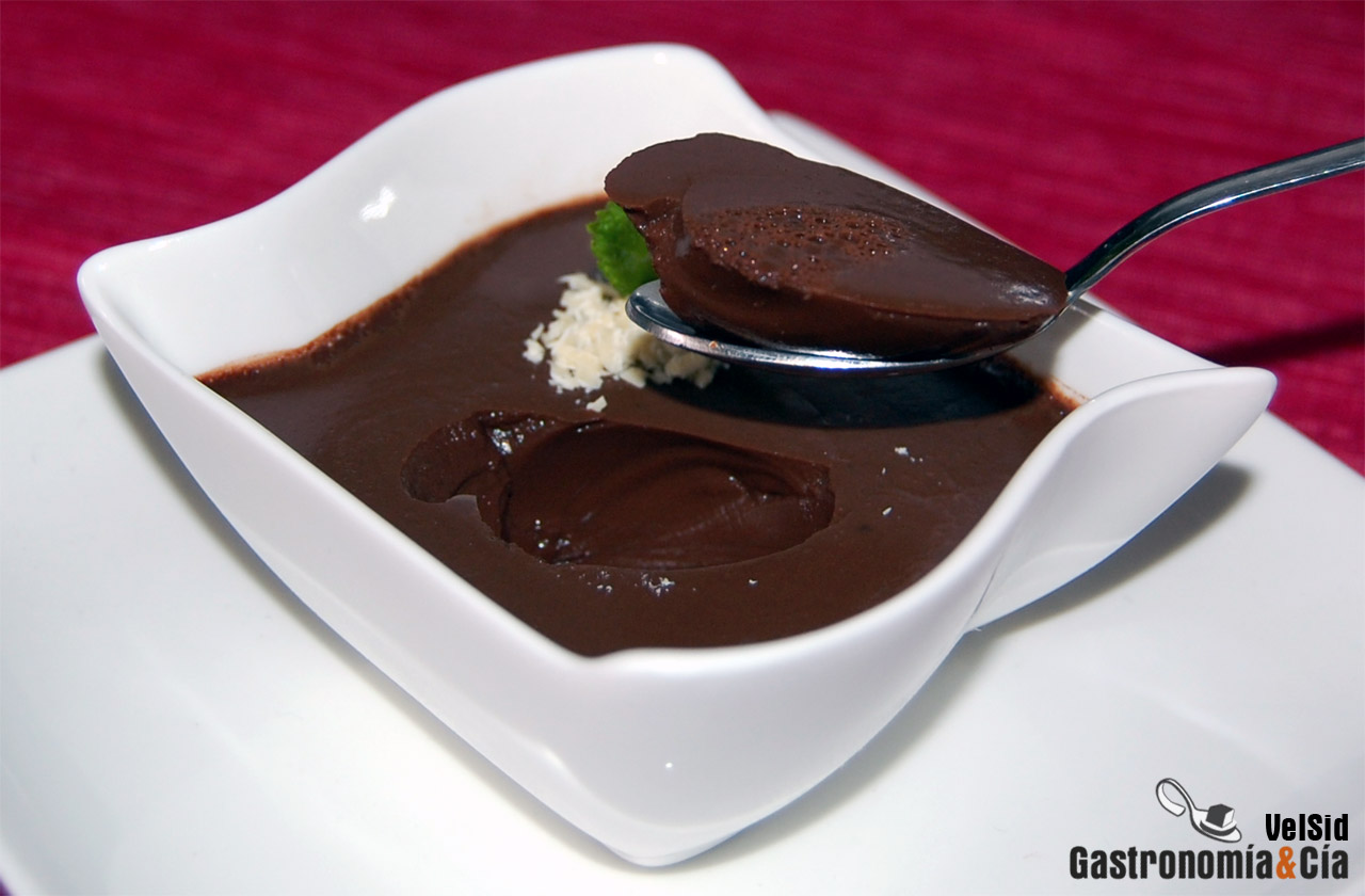 Gelatina de chocolate