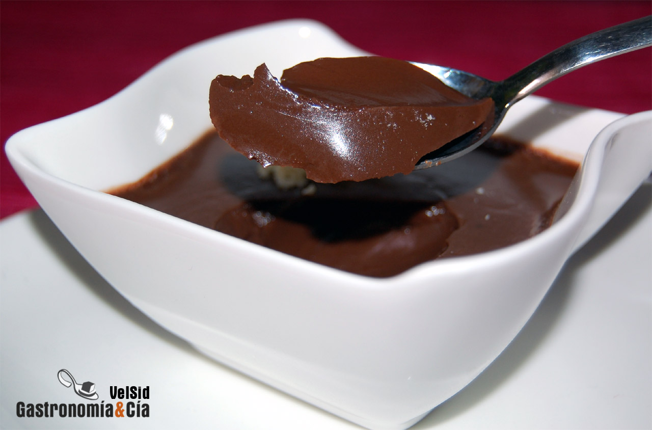 Gelatina de chocolate