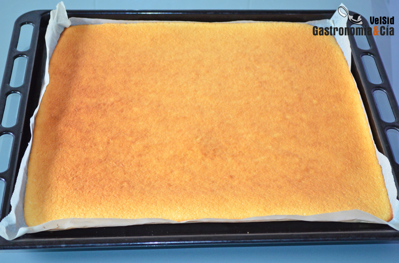 Bizcocho genovés al agua