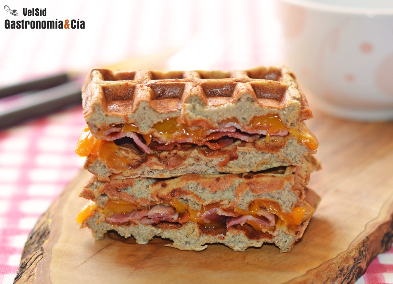 Cómo hacer gofres rellenos sólo con la gofrera