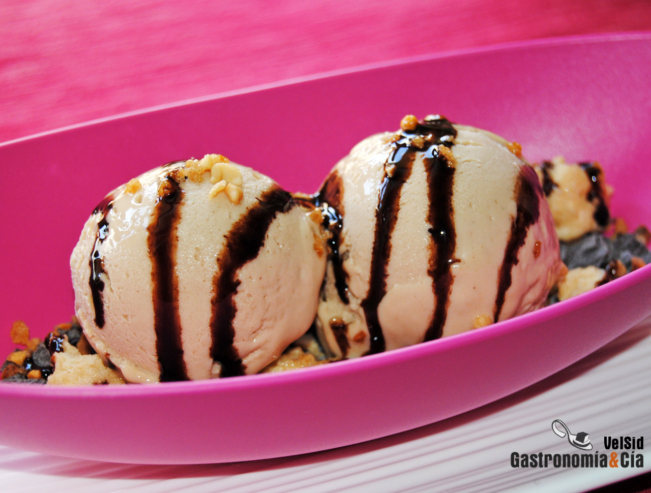 Helado de avellana artesano