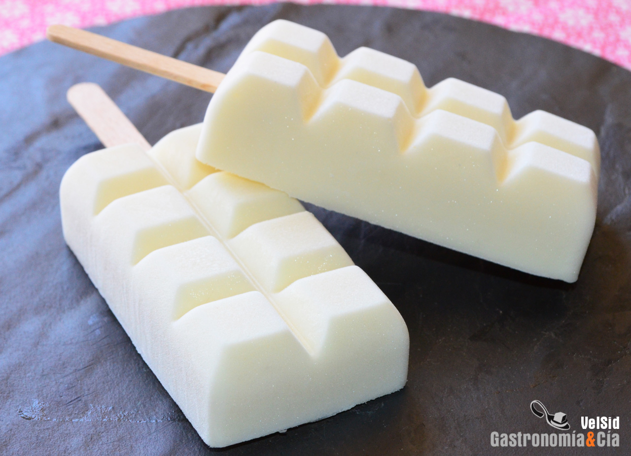 Helado de coco (polo o paleta)