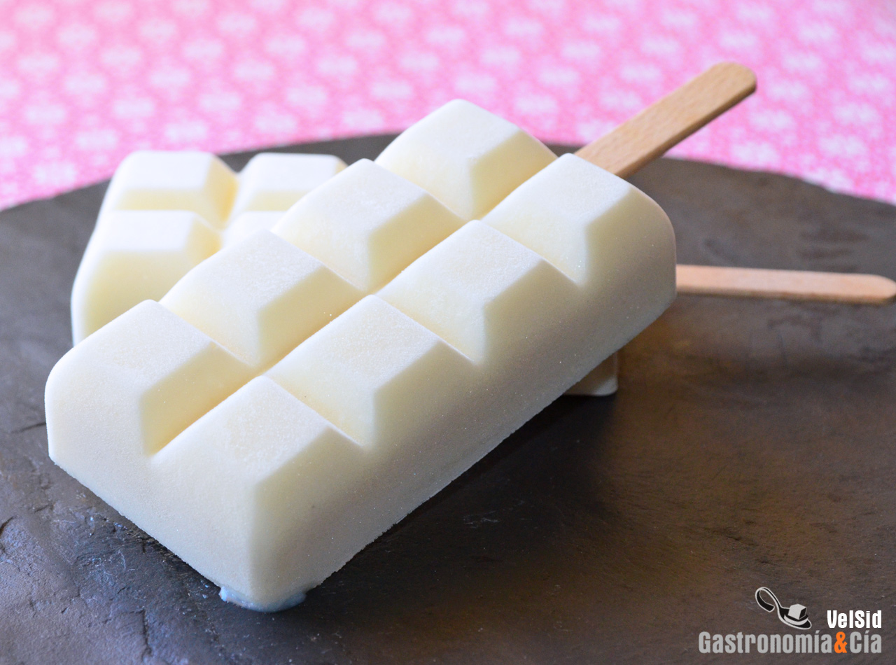 Helado de coco (polo o paleta)