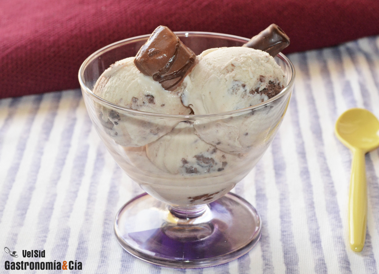 Helado de Kinder Bueno