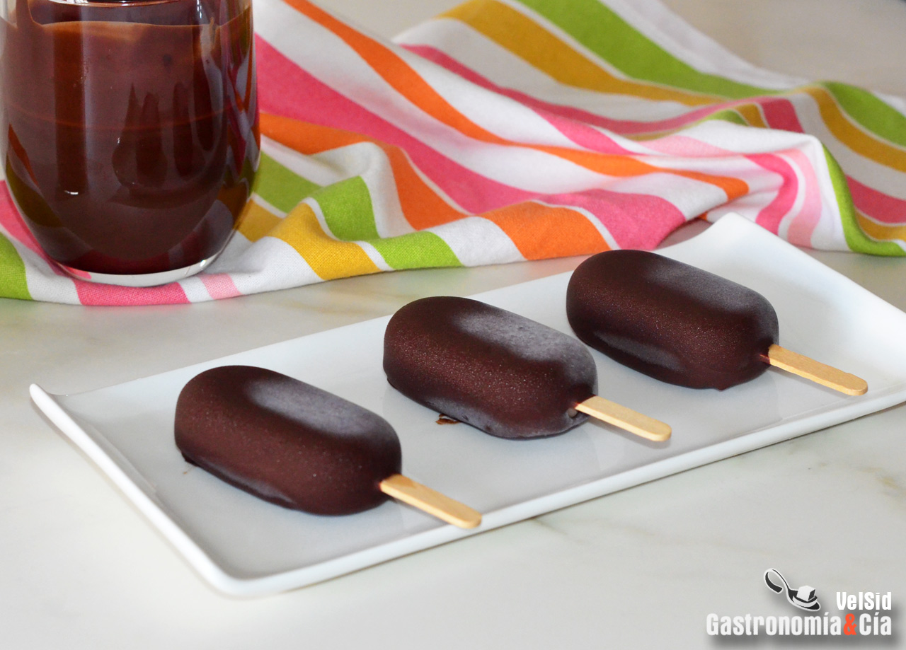 Helado de plátano y proteína de chocolate