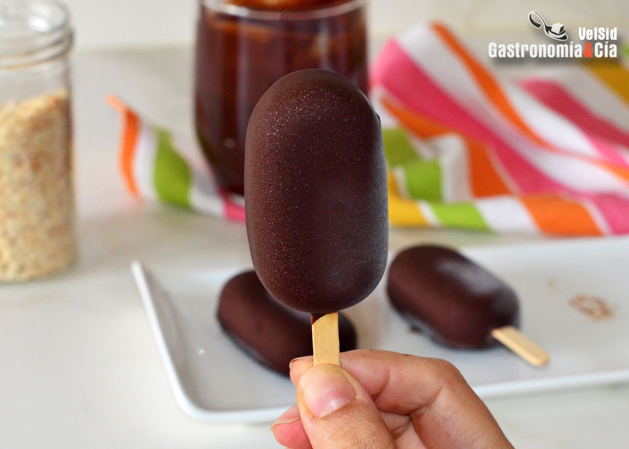 Helado de plátano y proteína de chocolate