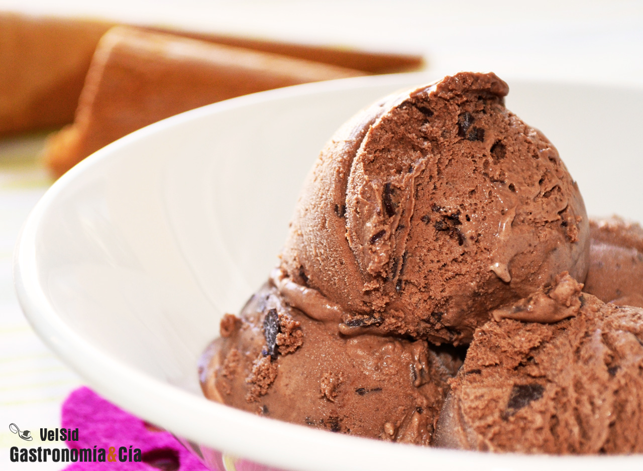 Helado de trufa y Amaretto