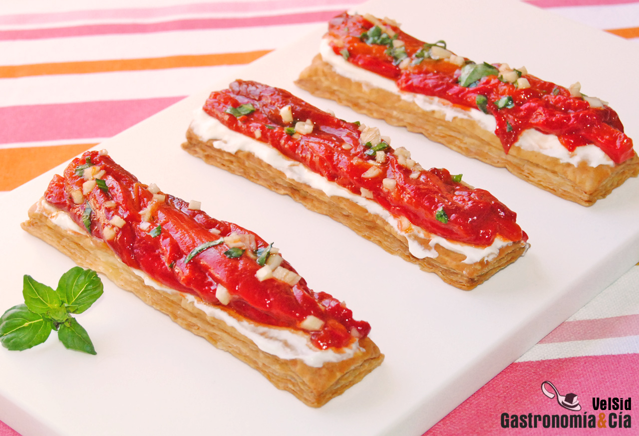 Coca de pimiento asado