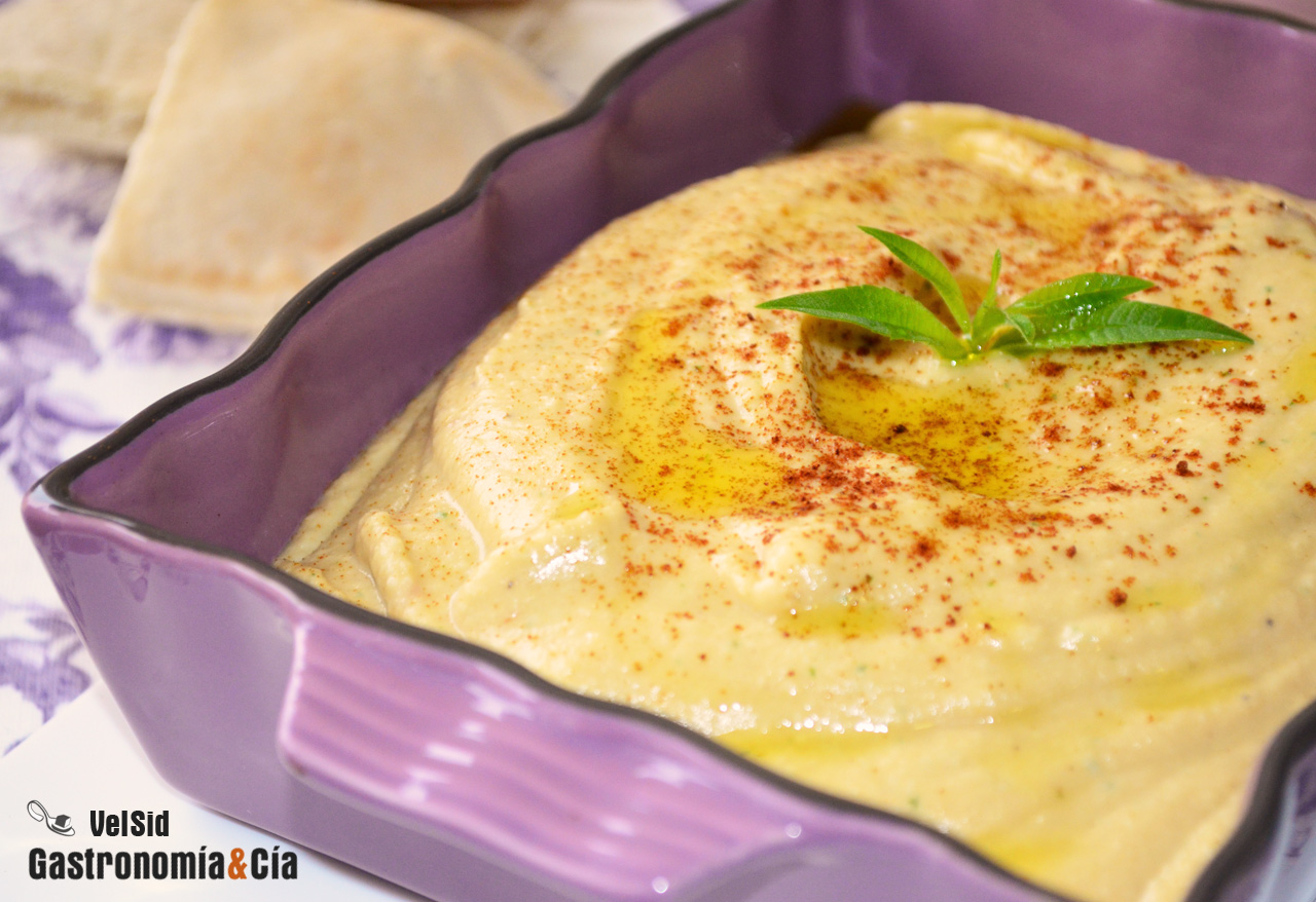Hummus con manzana y jengibre