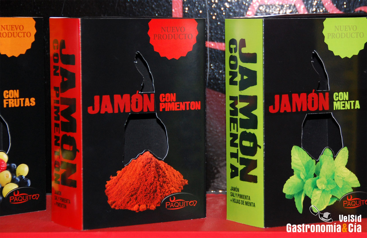 Jamón curado con sabores 