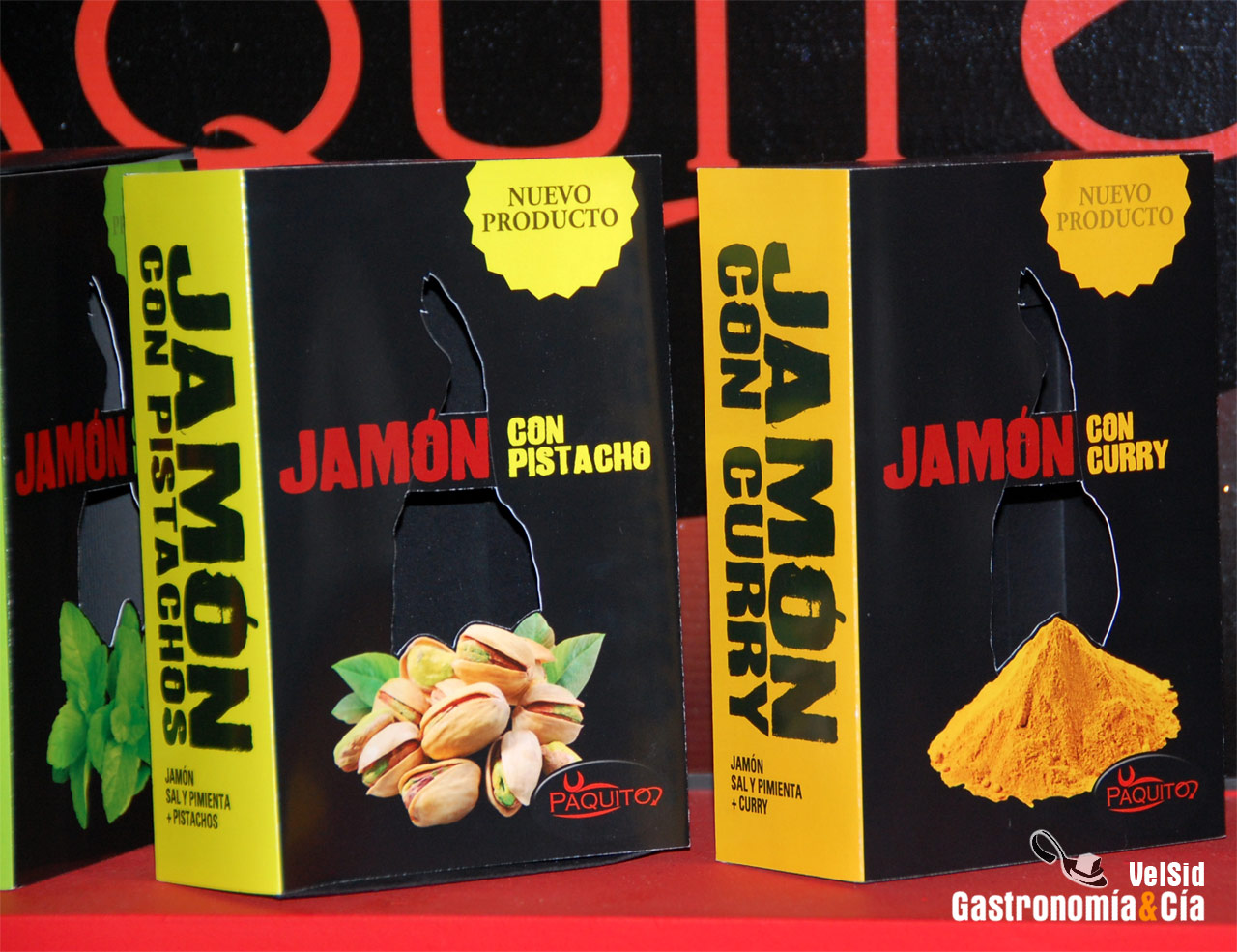 Jamón curado con sabores 