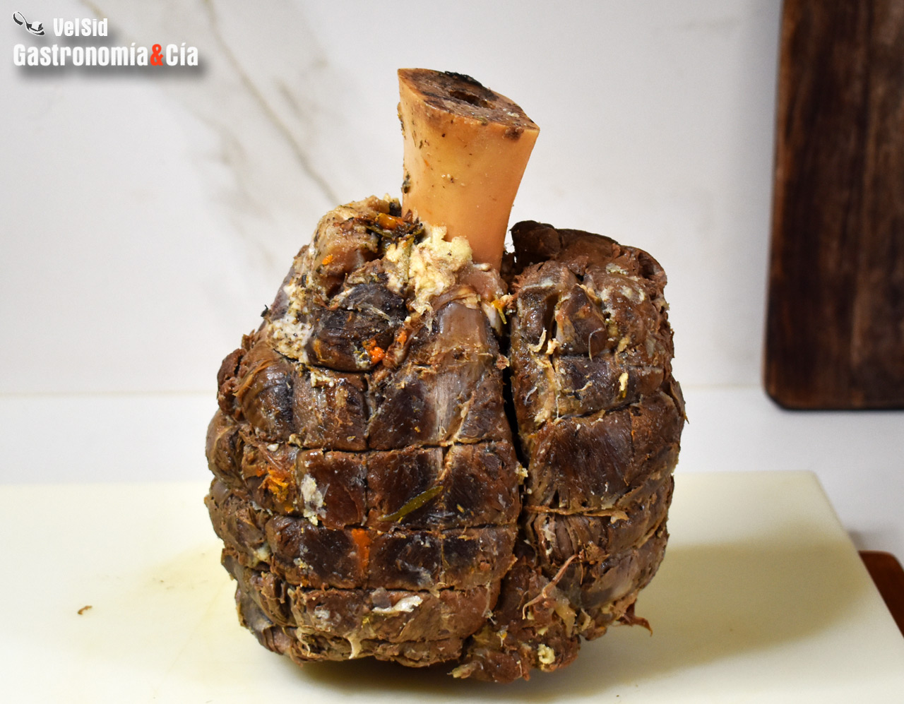 Jarrete de ternera glaseado