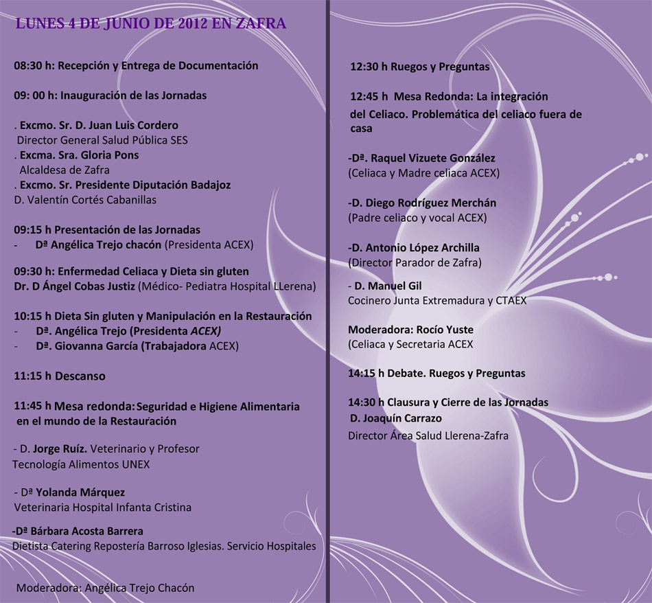 Jornadas Gastronómicas Sin Gluten 2012