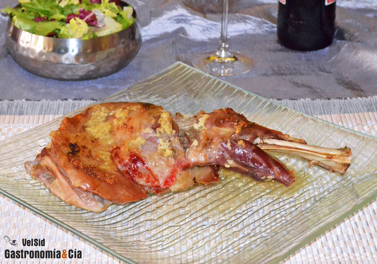 cordero lechal o lechazo al horno