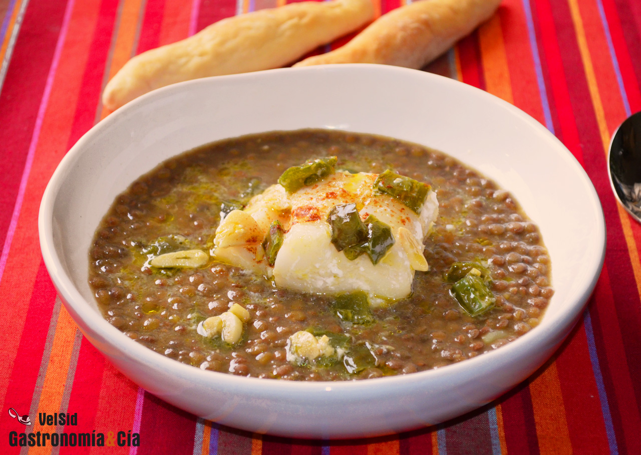 Lentejas con bacalao