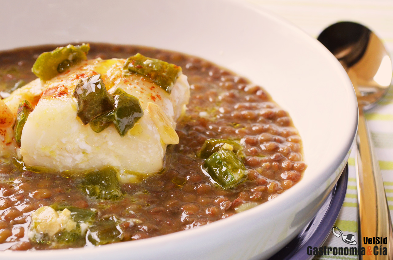 Lentejas con bacalao