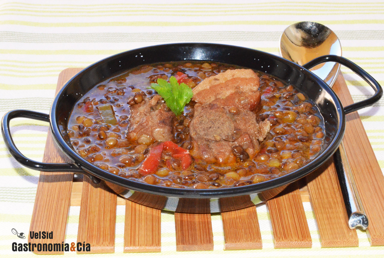 Lentejas con costilla