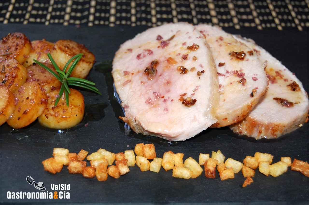 Lomo al horno con patatas