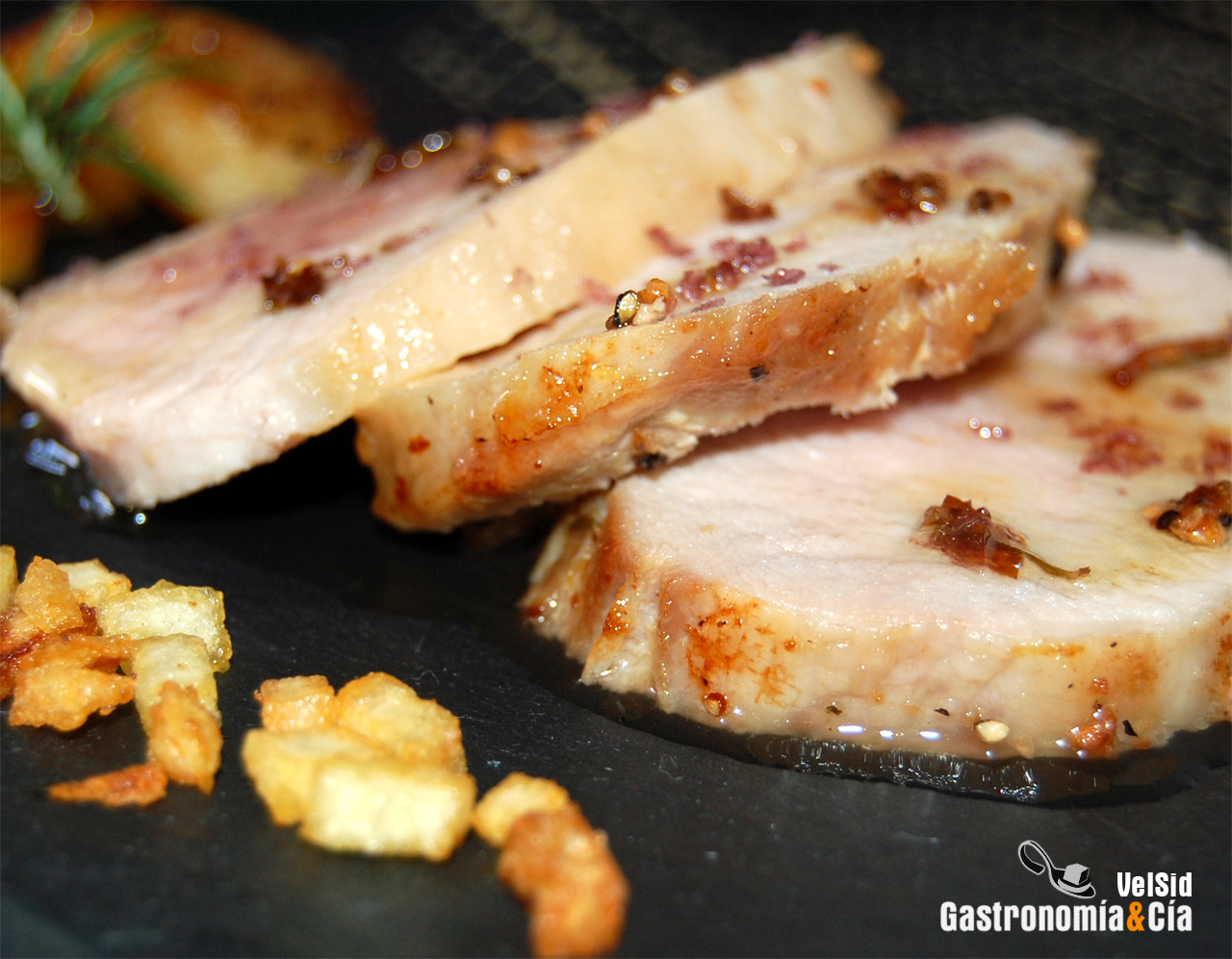 Lomo al horno con patatas