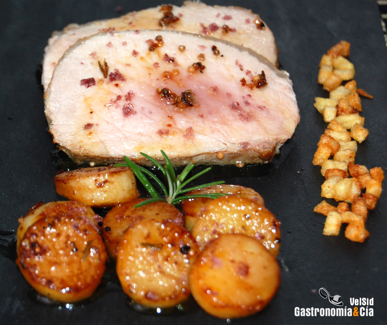 Lomo al horno con patatas