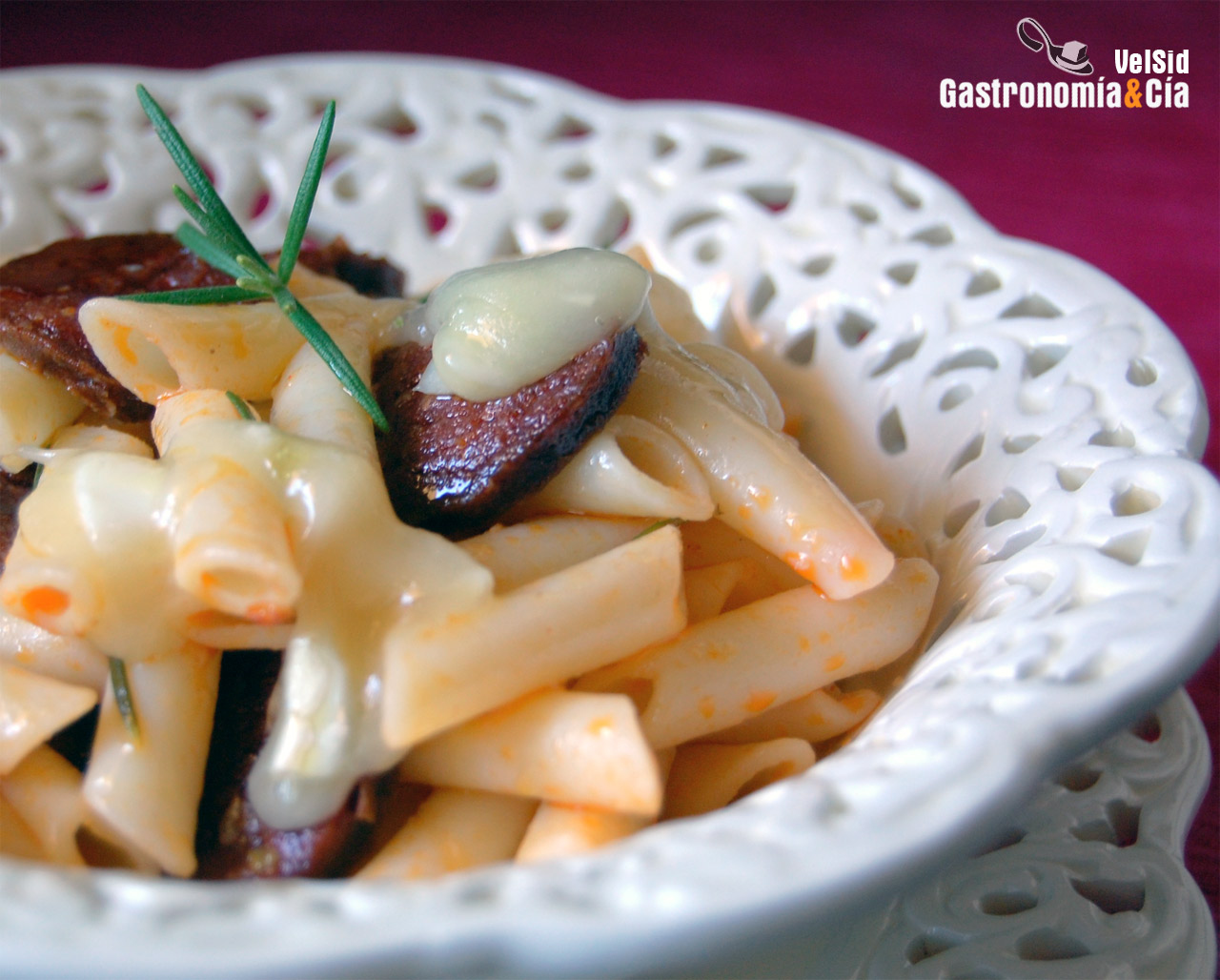 Macarrones con chorizo de León 