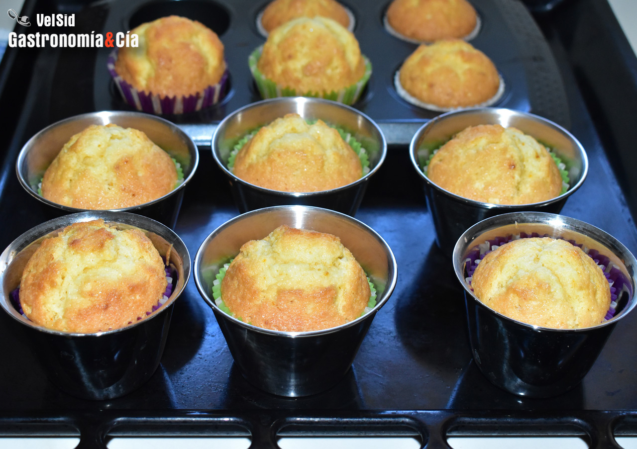 Receta de magdalenas sin lácteos