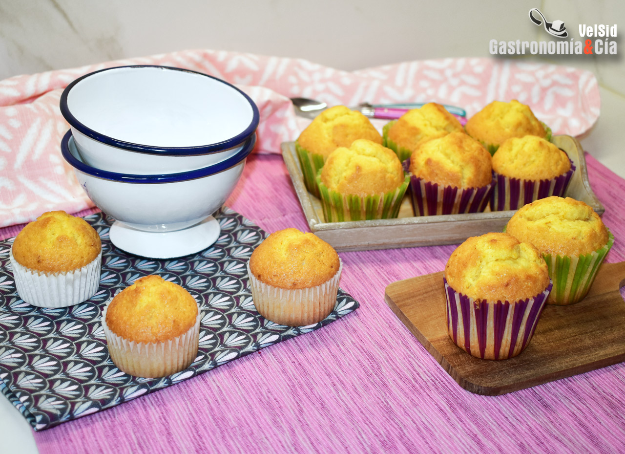 Receta de magdalenas sin lácteos