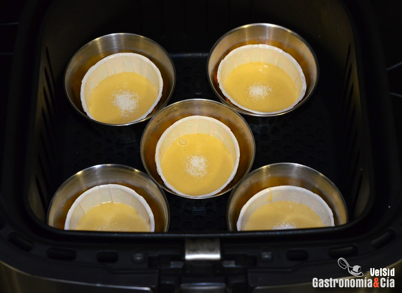 Magdalenas con mantequilla