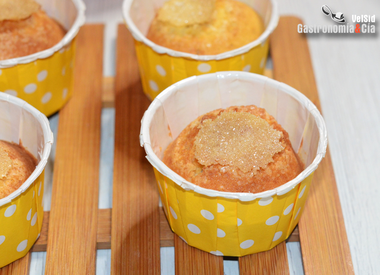 Magdalenas con mantequilla