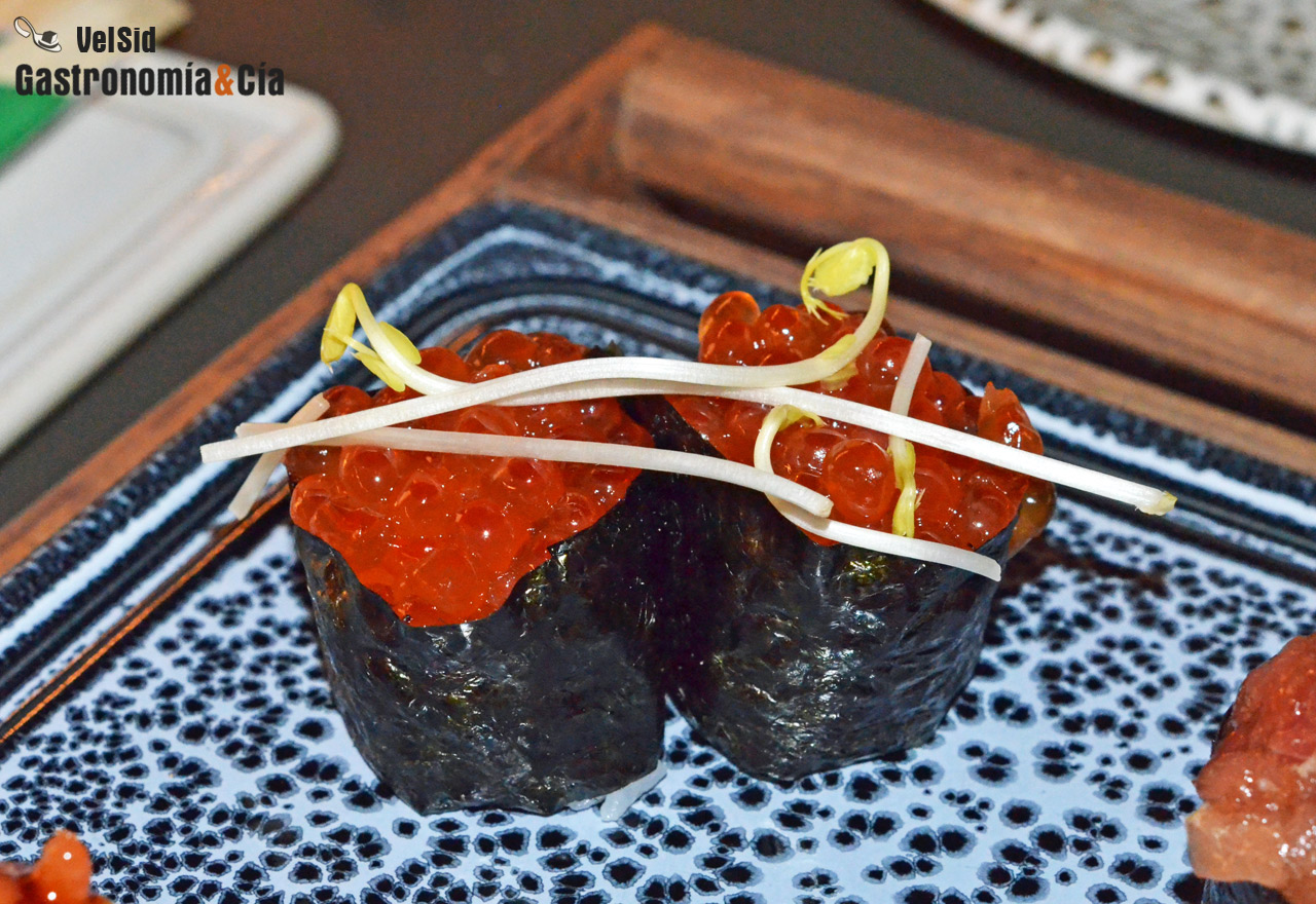 Degustación de sushi y algo más