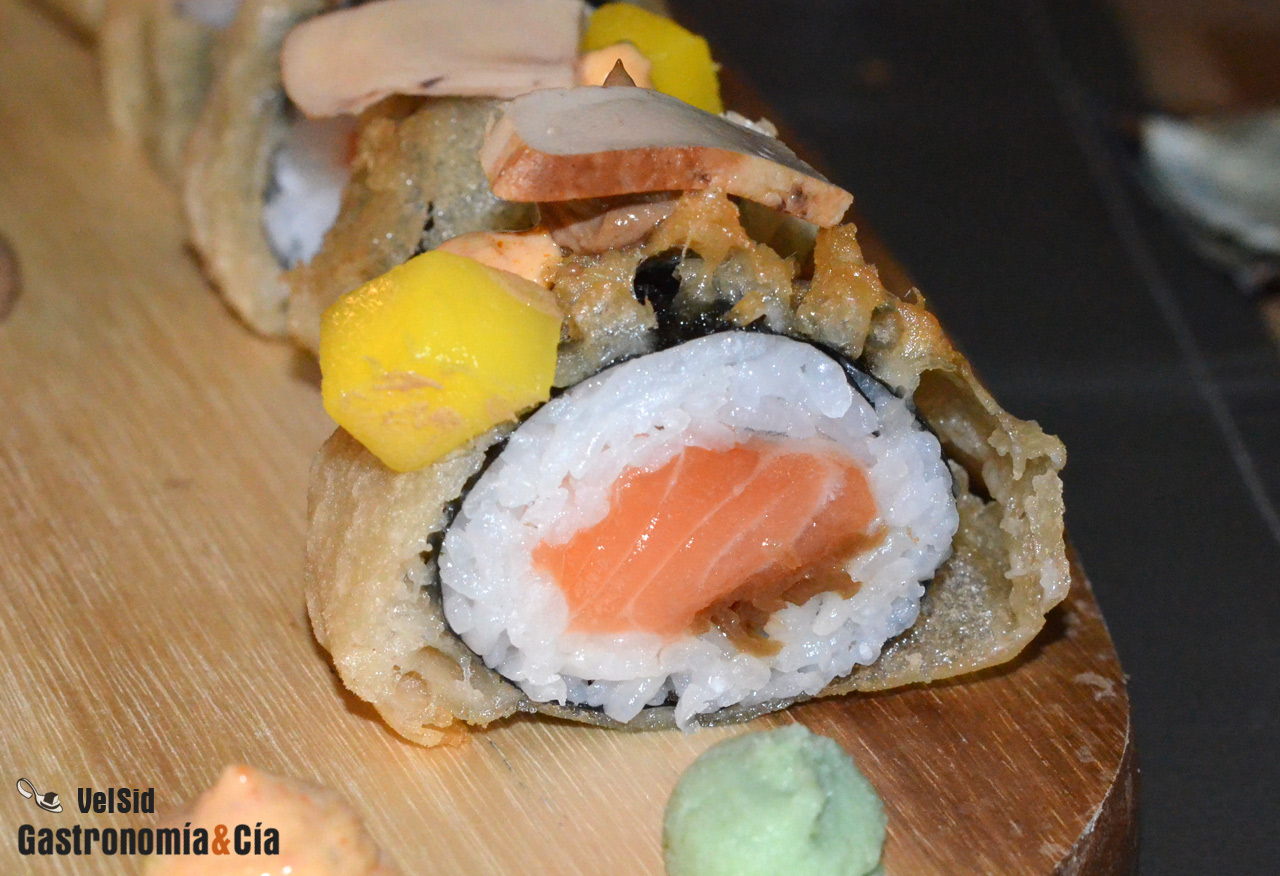 Degustación de sushi y algo más