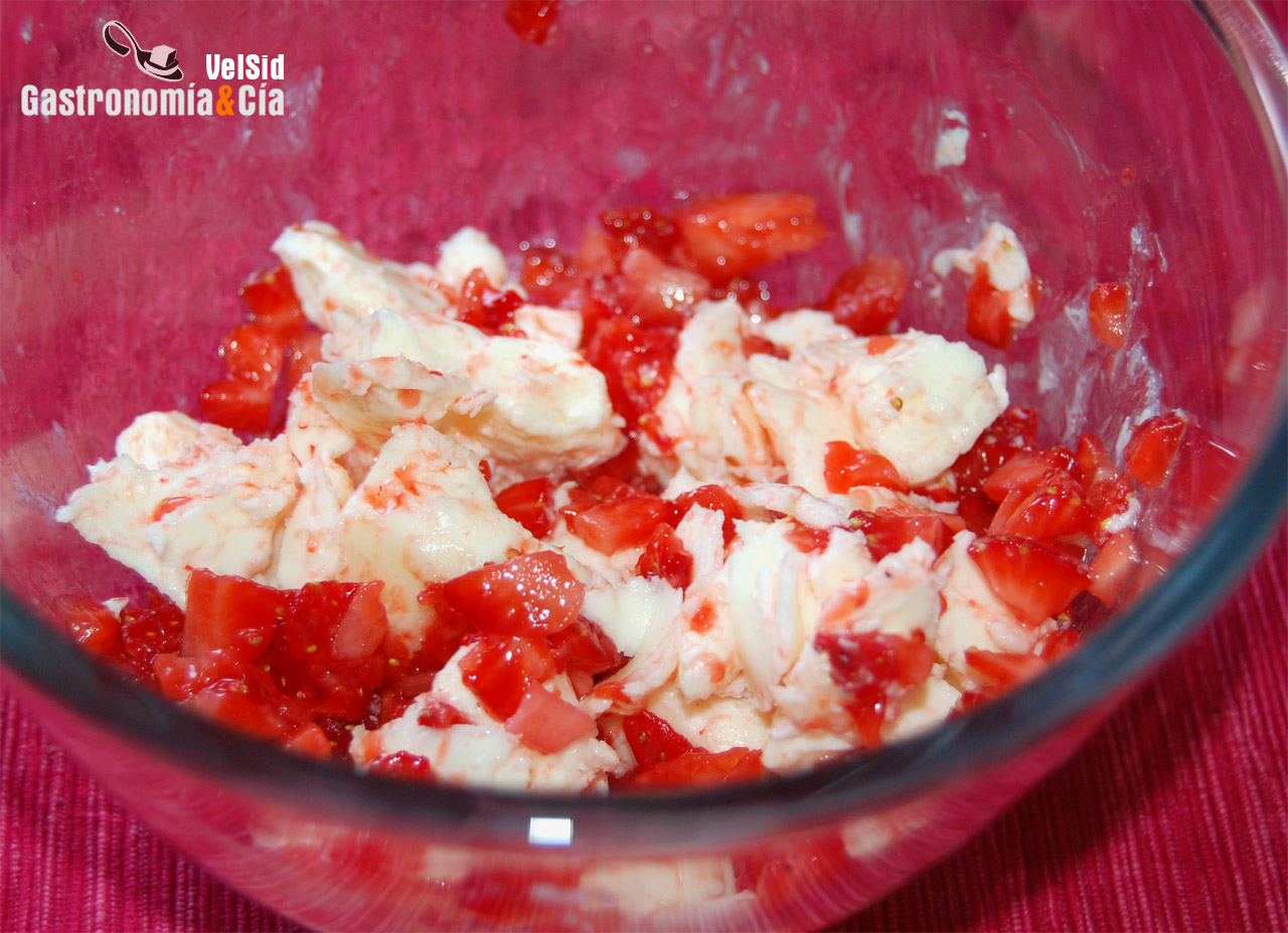 Mantequilla de fresa