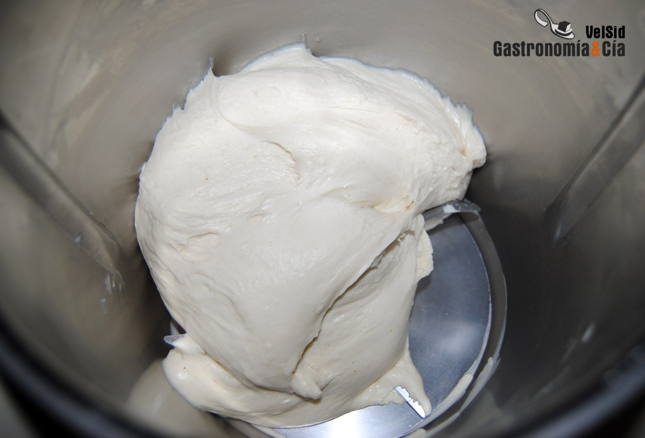 Masa de pizza con levadura natural