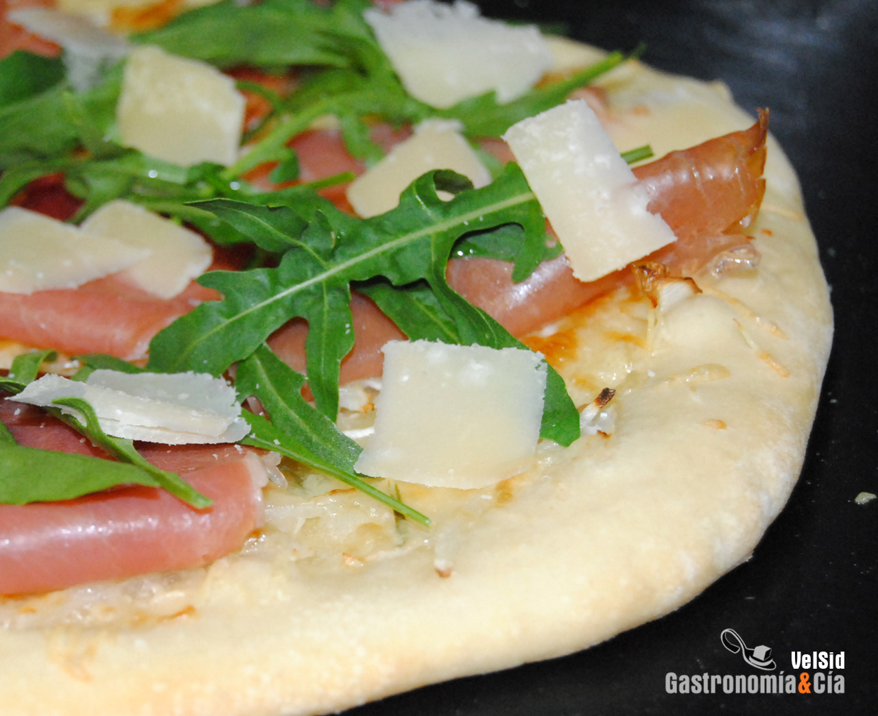 Masa de pizza con levadura natural