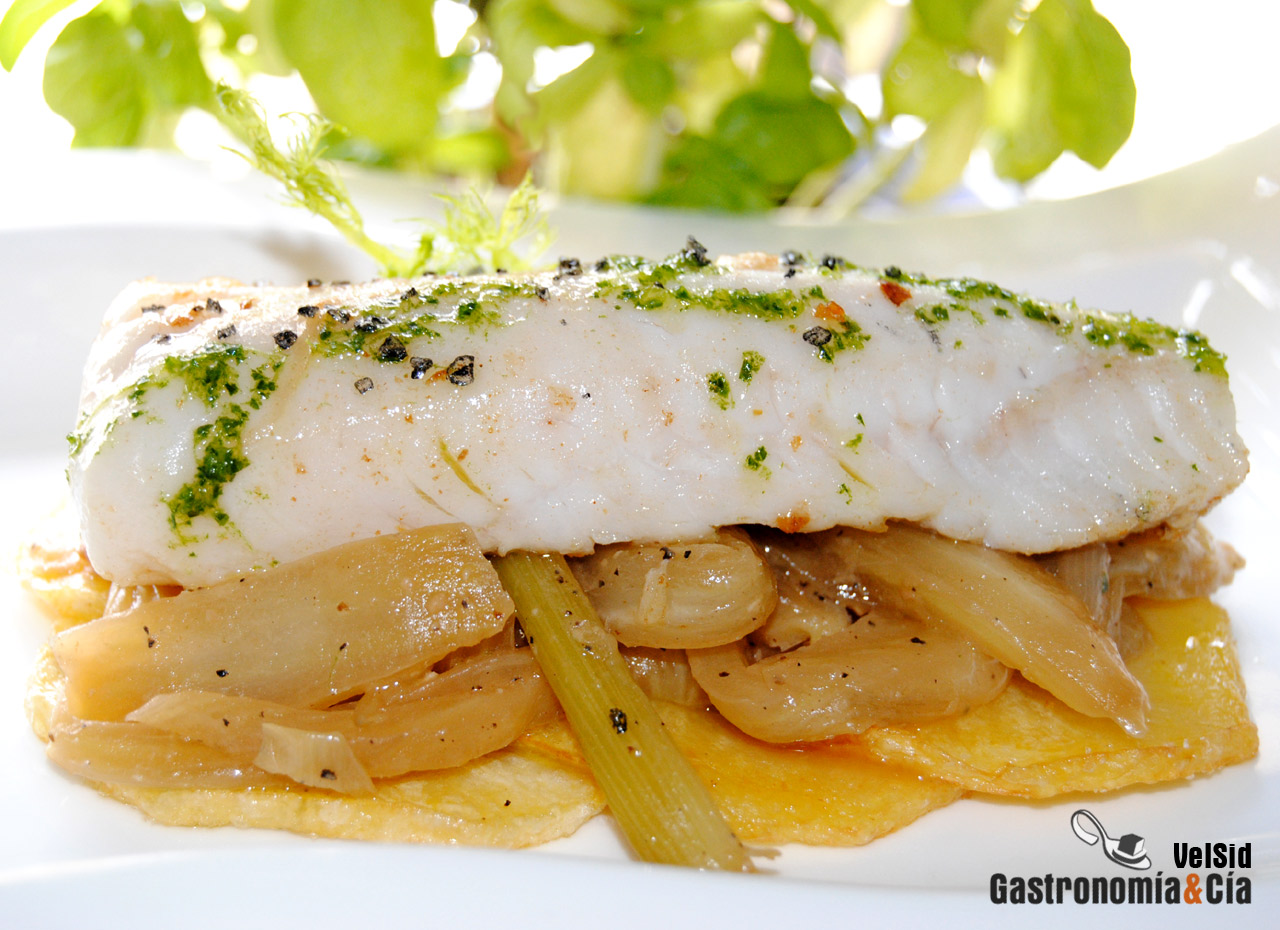 Receta de Merluza con hinojo y miso