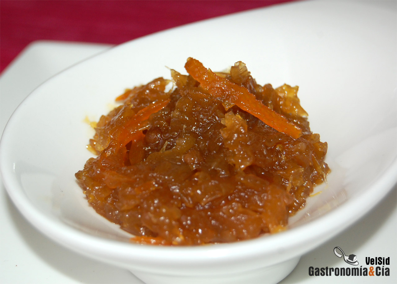 Mermelada de cebolla a la naranja