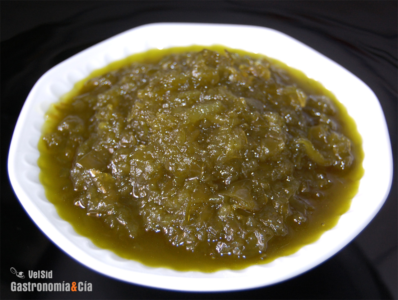 Mermelada de pimientos verdes