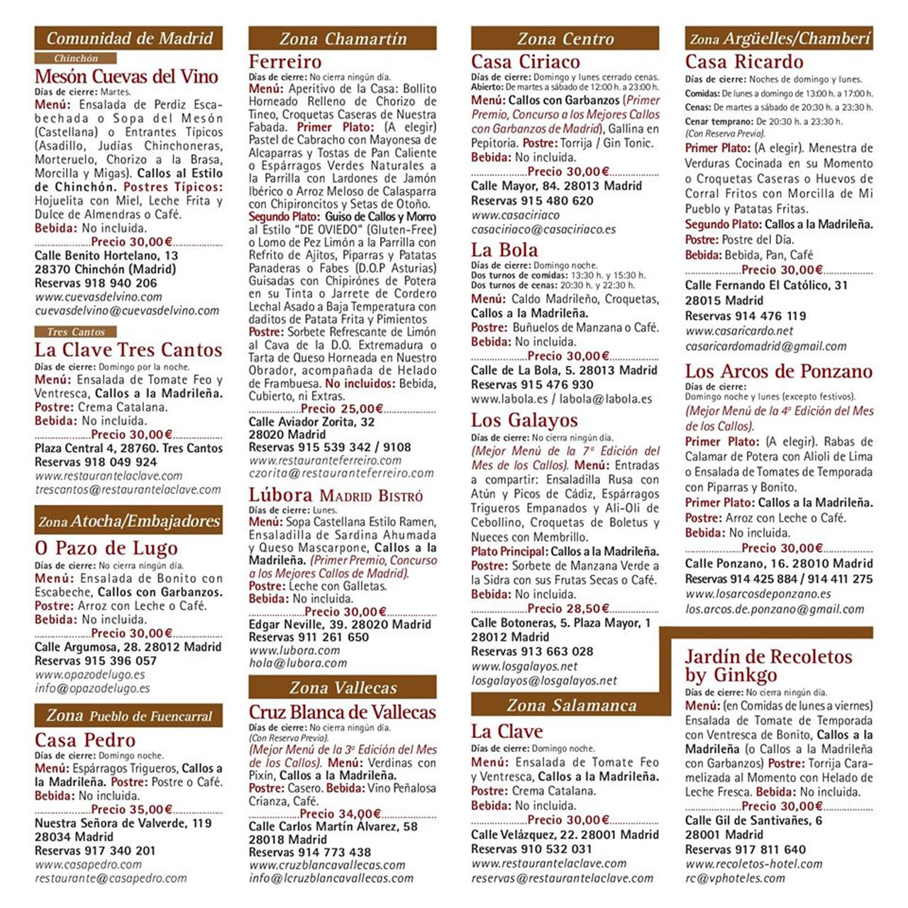 Mes de los Callos 2019