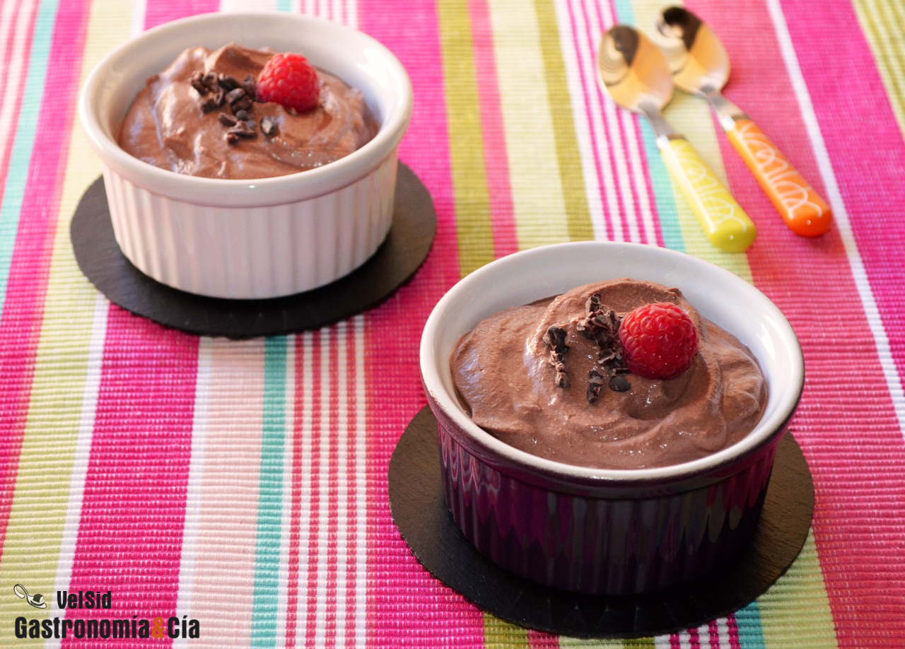 Mousse de chocolate y tofu