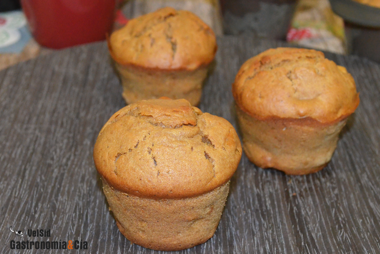 Muffins de manzana y canela