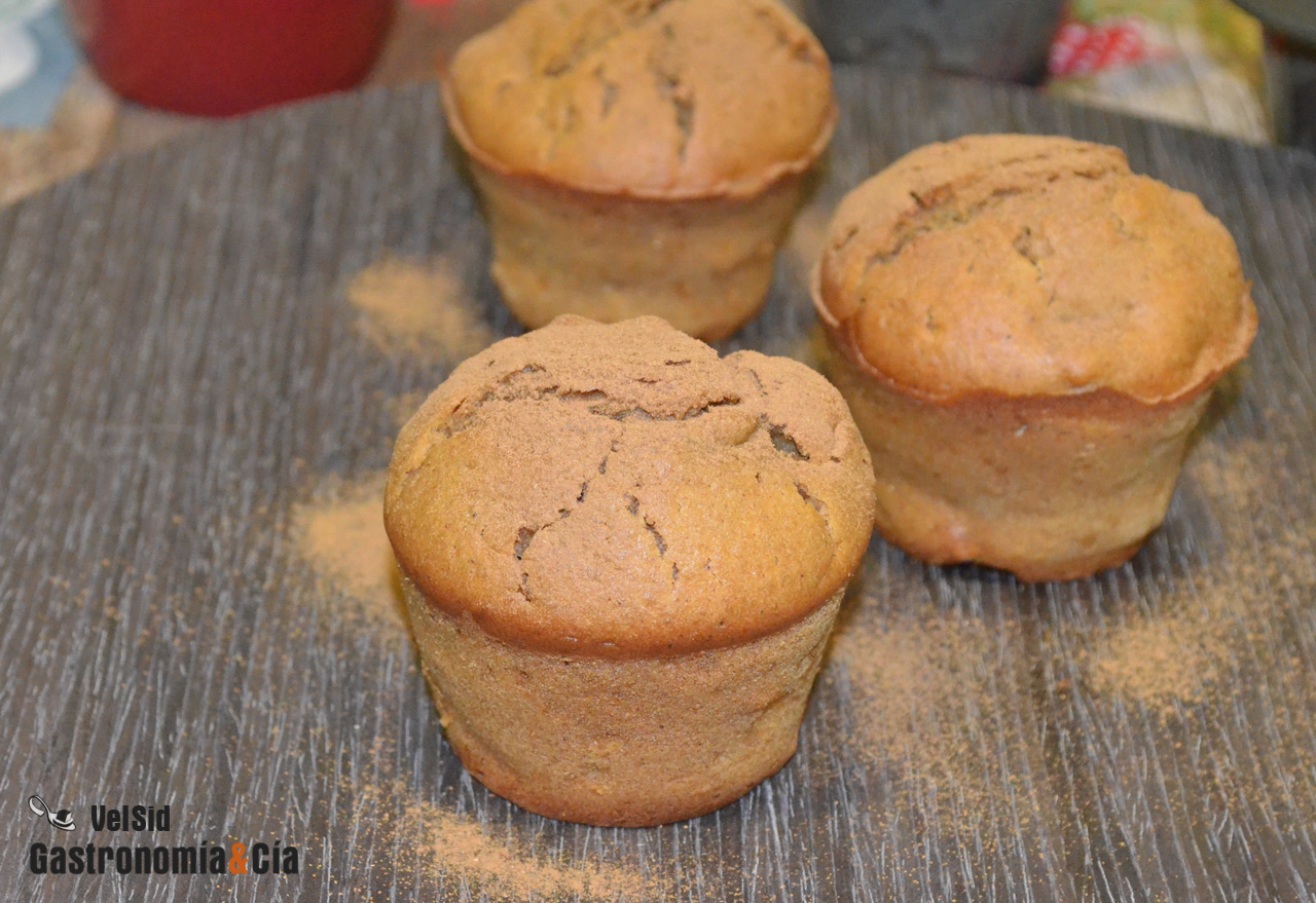 Muffins de manzana y canela