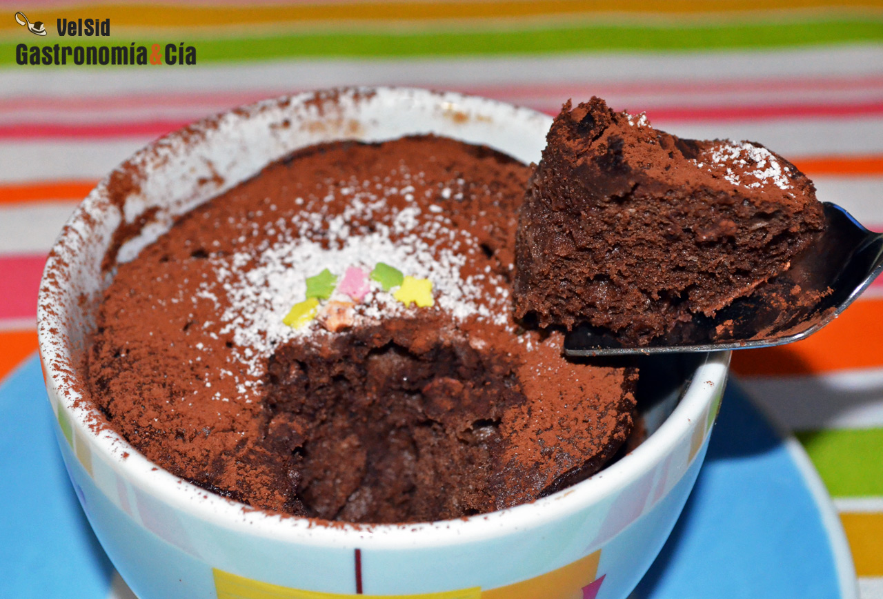 Mug Cake de café y cacao