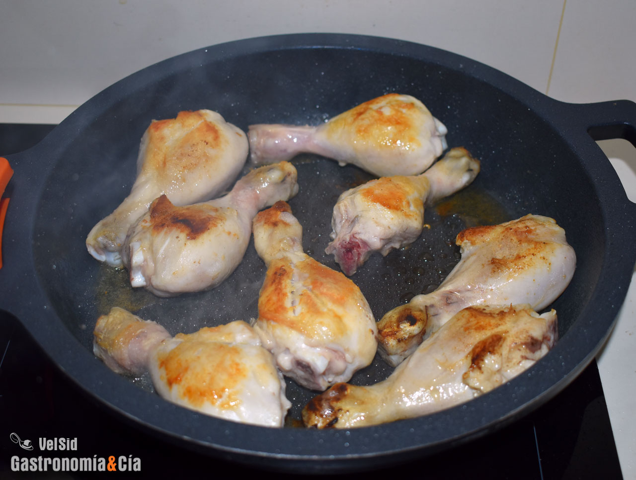 Muslitos de pollo al Jerez