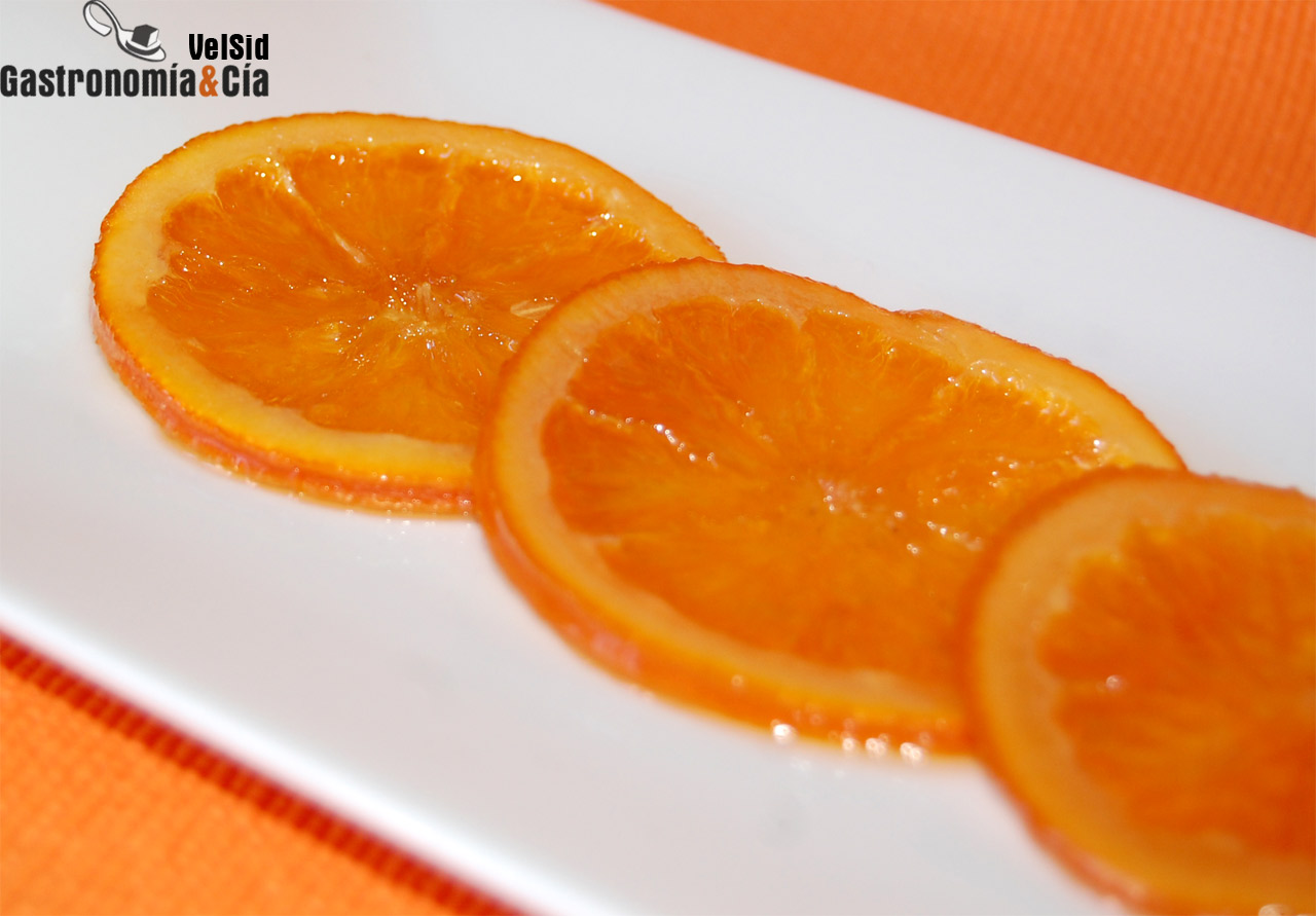 Naranja confitada