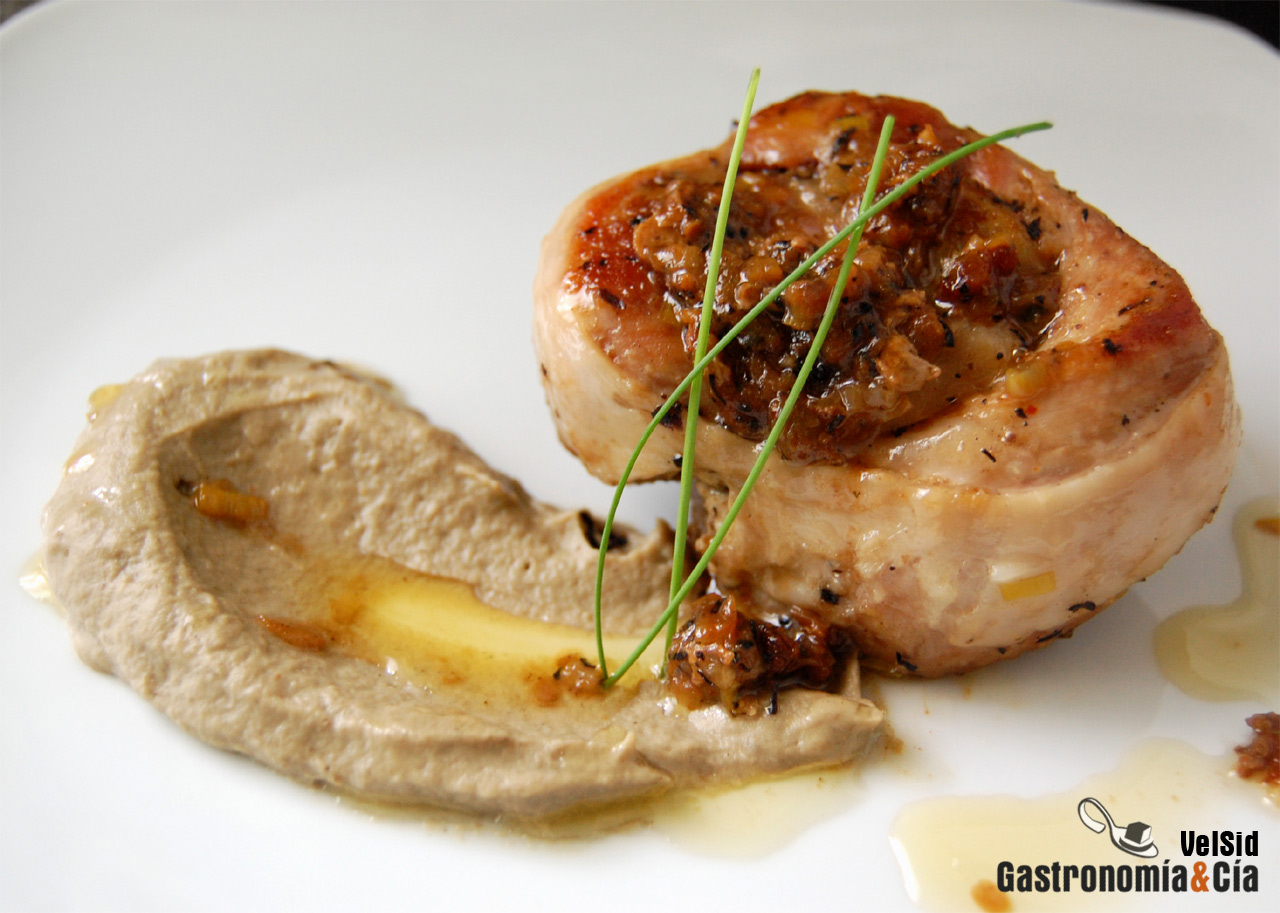 Ossobuco con salsa de berenjenas