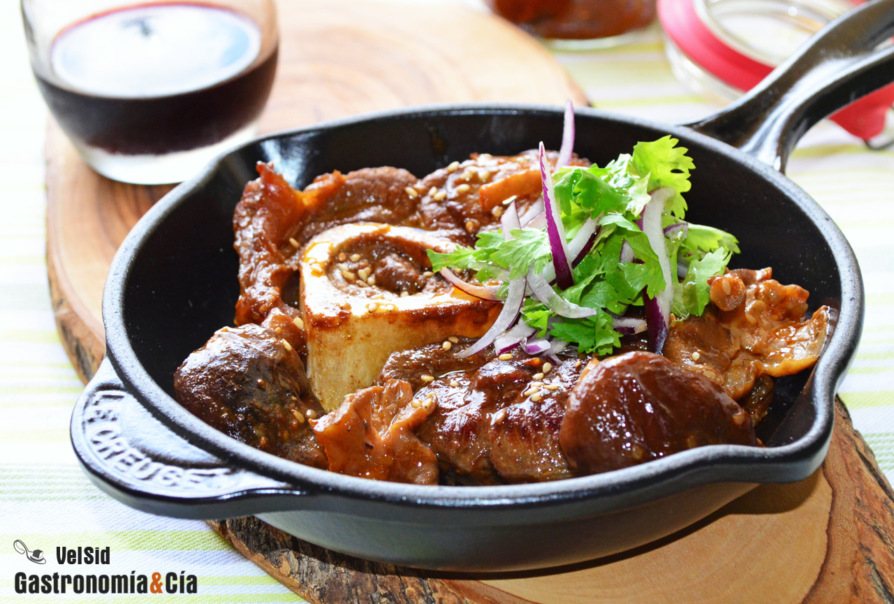 Ossobuco de ternera a la cazuela con samjang