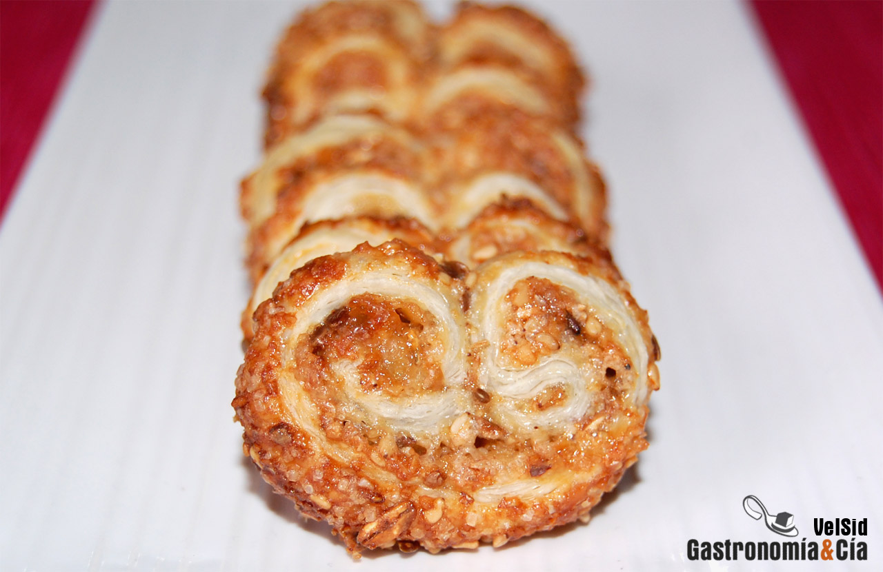 Palmeritas de cereales