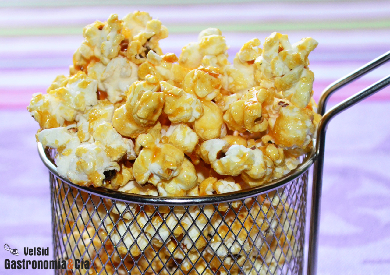 Palomitas caramelizadas